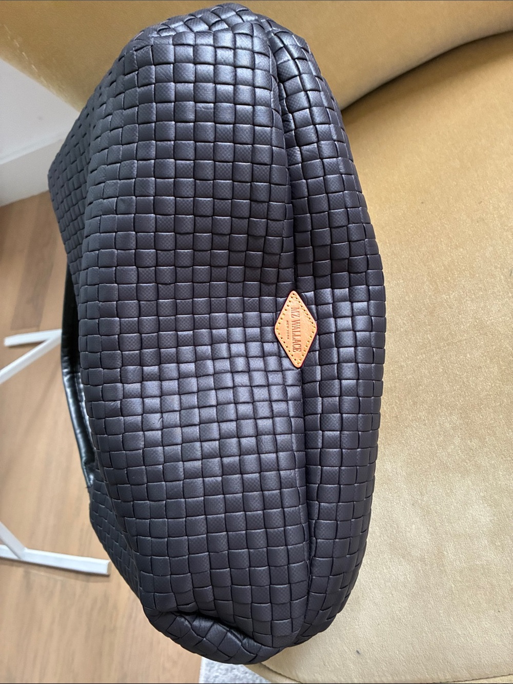 MZ WALLACE Black Large Woven Shoulder - Picture 7 of 11